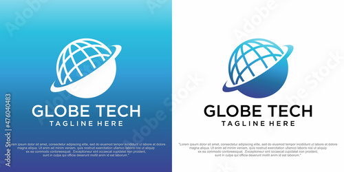 World Tech Logo Design Template