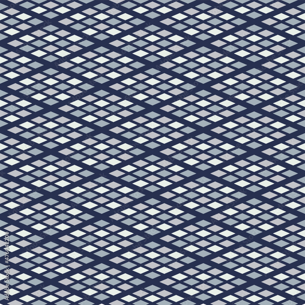 Japanese Diamond Mosaic Vector Seamless Pattern Japanese Diamond Mosaic Vector Seamless Pattern