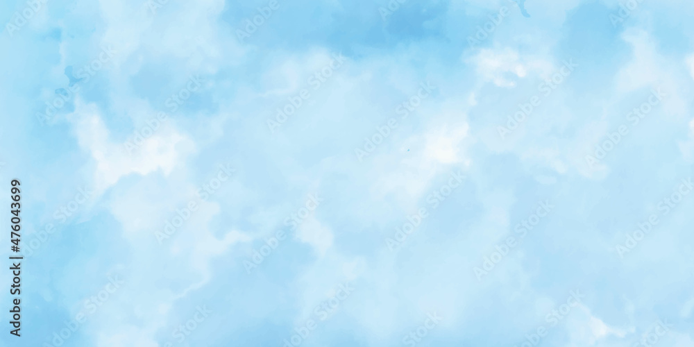 blurred abstract background of sky blue cloud foggy fume as background for backdrop or text copy space