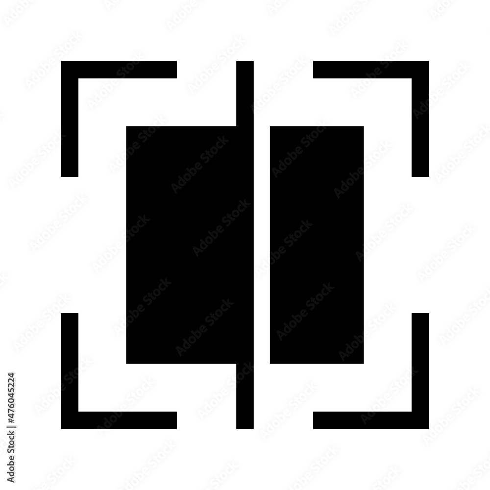 Scan icon isolated on white background Scan icon isolated on white background