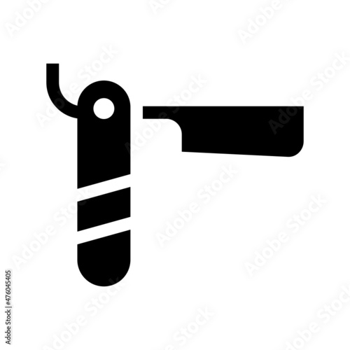 Razor icon isolated on white background