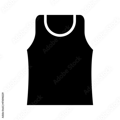 Tank Top icon isolated on white background