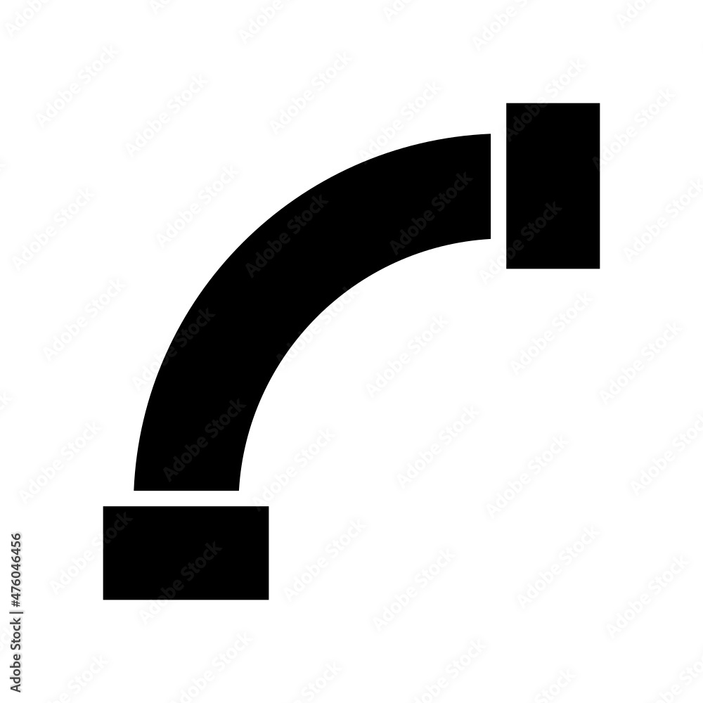 Pipe icon isolated on white background Pipe icon isolated on white background