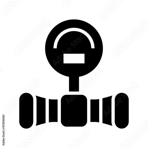 Pressure icon isolated on white background