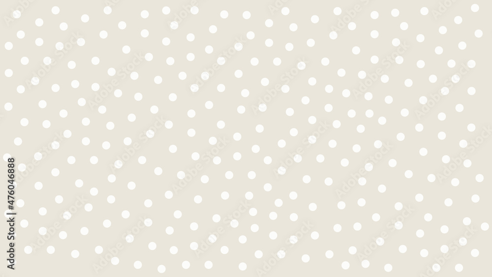Vector abstract background with white polka dots on tan background. Neutral, abstract background. Copy space. Vector abstract background with white polka dots on tan background. Neutral, abstract background. Copy space.