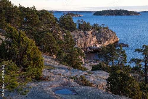Canvas Print Beautiful natural Scandinavian landscape