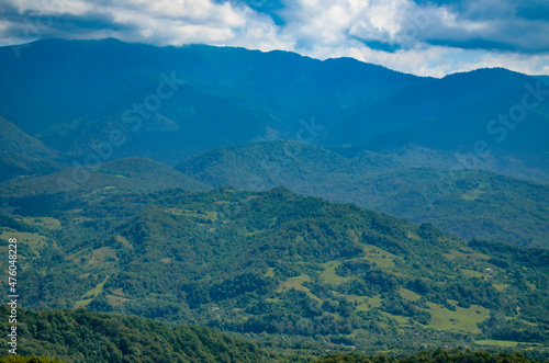 Beautiful view of the mountains of Abkhazia