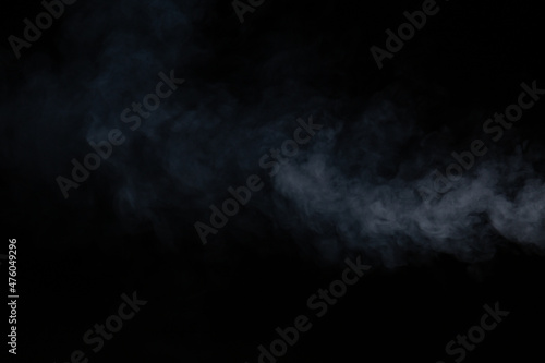 Smoke background. fog on black background