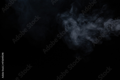 Smoke background. fog on black background