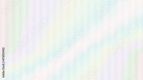 Fond de vagues nuancé en couleurs pastels pour documents officiels 