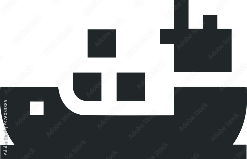 cargo ship icon vector cargo ship icon vector