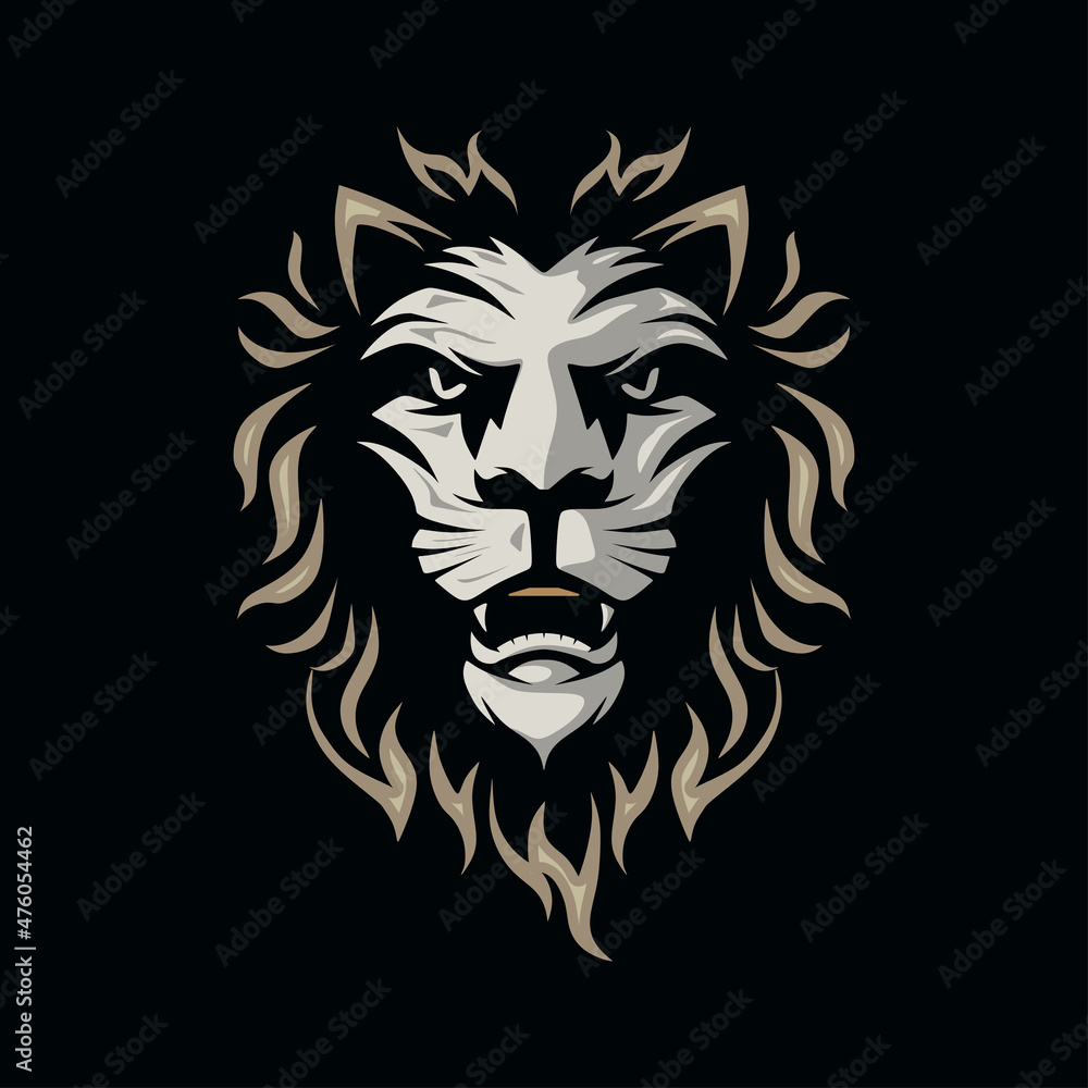 lion head logo, simple vector lion head lion head logo, simple vector lion head