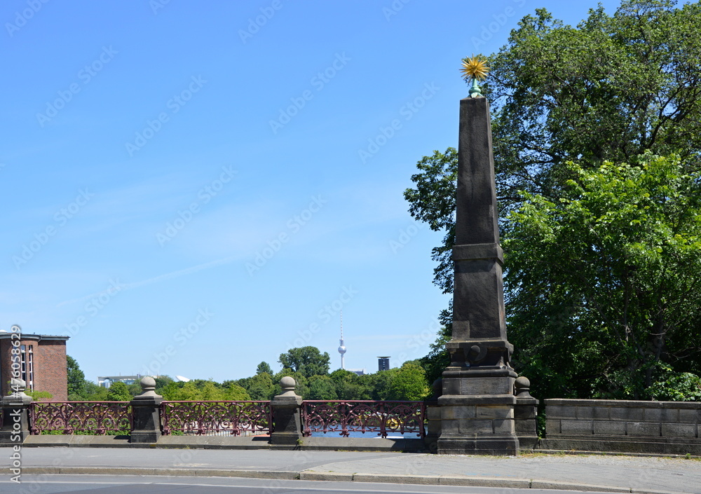 Brücke über den Fluss Spree, Bellevue, Tiergarten, Berlin