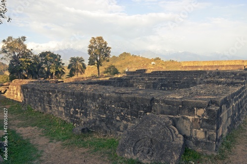 ruins of kangra fort himchal pradesh,india  photo