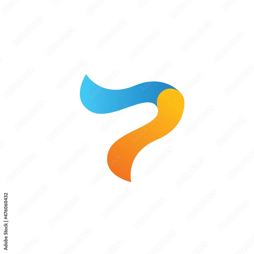 number seven icon vector illustration design number seven icon vector illustration design