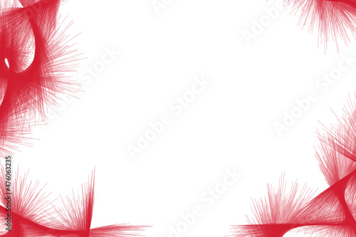 red feather border