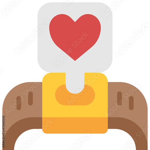 wearable flat icon