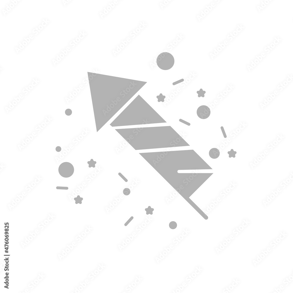 fireworks icon, concept image, vector illustration fireworks icon, concept image, vector illustration