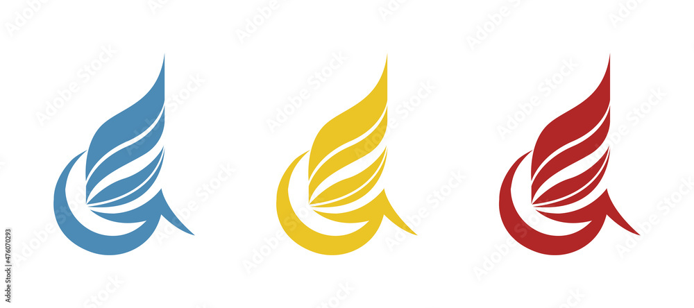 fuel company logo, vector illustration