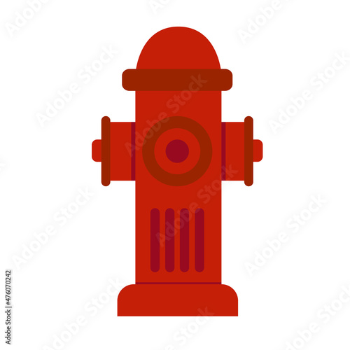 fire hydrant icon, vector illustration