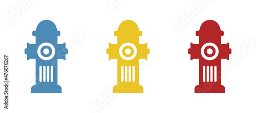 fire hydrant icon, vector illustration