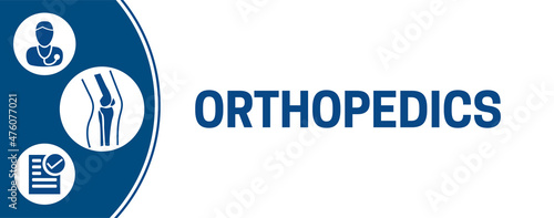 White Orthopedics Banner Background Illustration