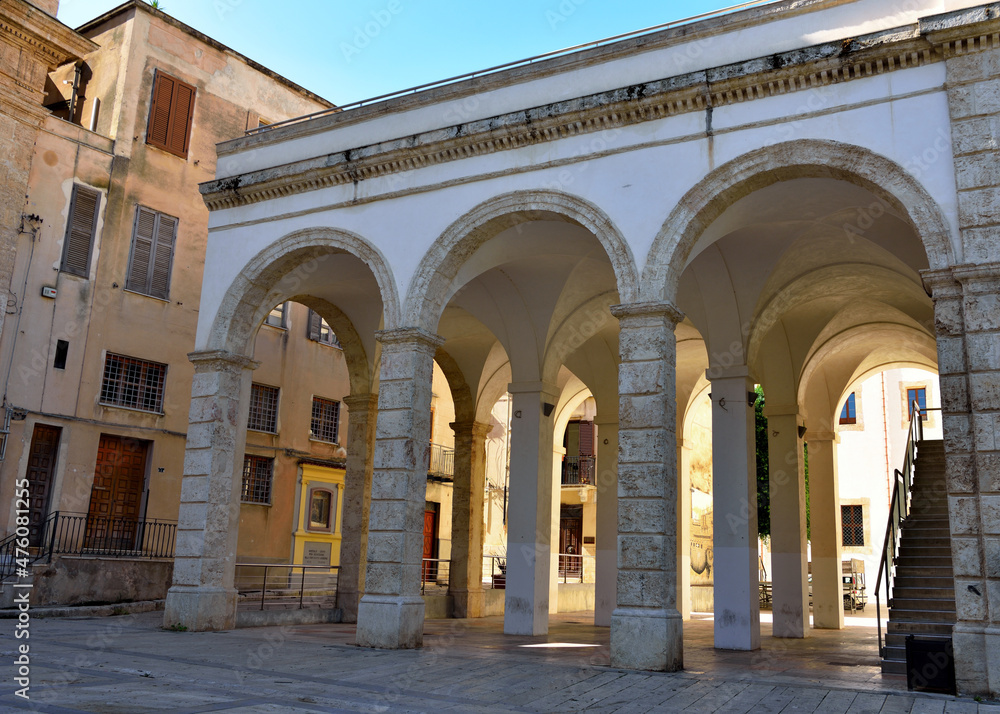 former college of the Jesuits representative seat of the Municipality of Alcamo, Civic Library and Museum of Contemporary Art  Alcamo Italy