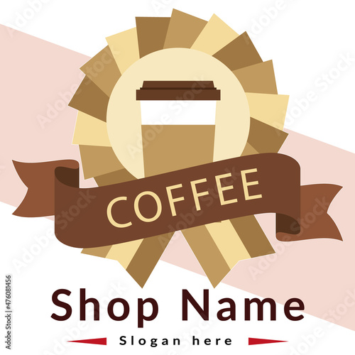 Best Coffee Shop Logo Design Template Vector Abstract Coffee Logo For Branding a Coffee Shop