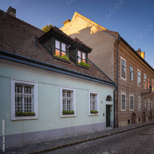 Nice medieval houses in the...