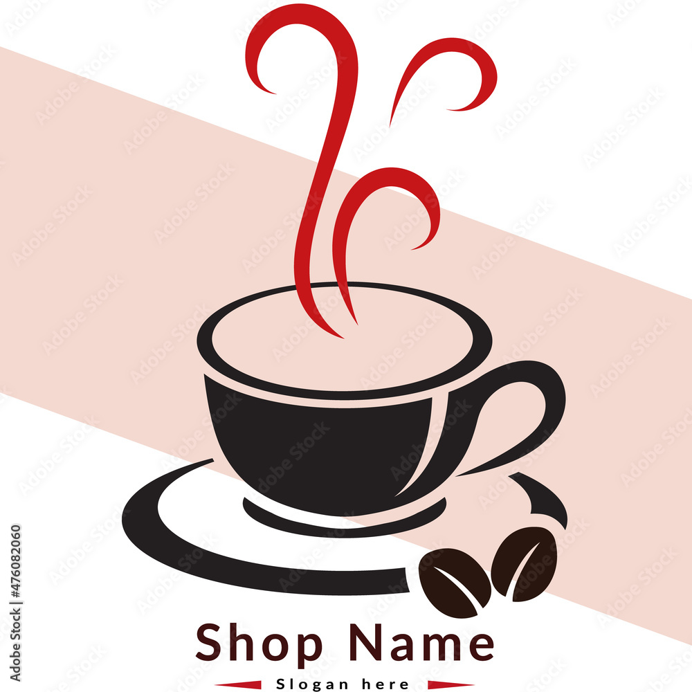 Best Coffee Shop Logo Design Template Vector Abstract Coffee Logo For