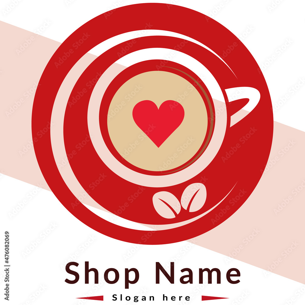 Best Coffee Shop Logo Design Template Vector Abstract Coffee Logo For