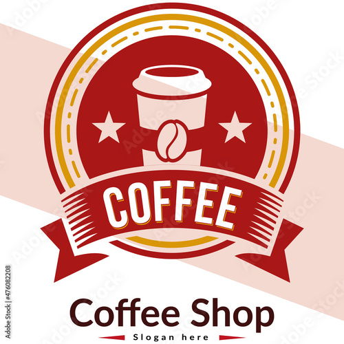 Best Coffee Shop Logo Design Template Vector Abstract Coffee Logo For Branding a Coffee Shop