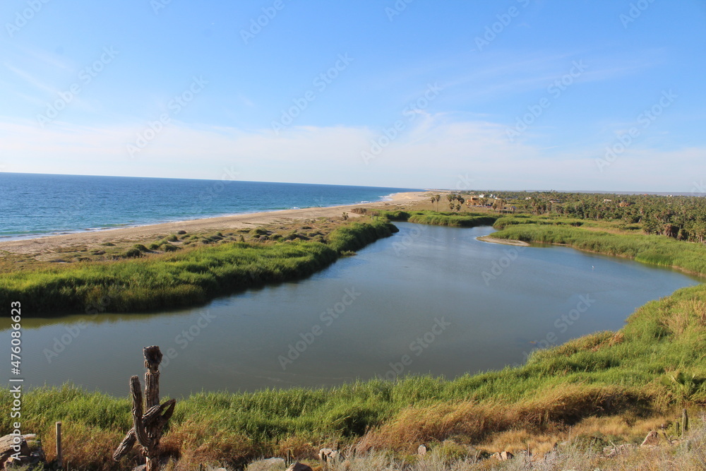 landscape with a river