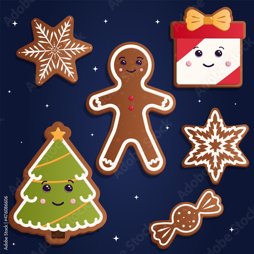 christmas cookies, gingerbread cookies and christmas cookies