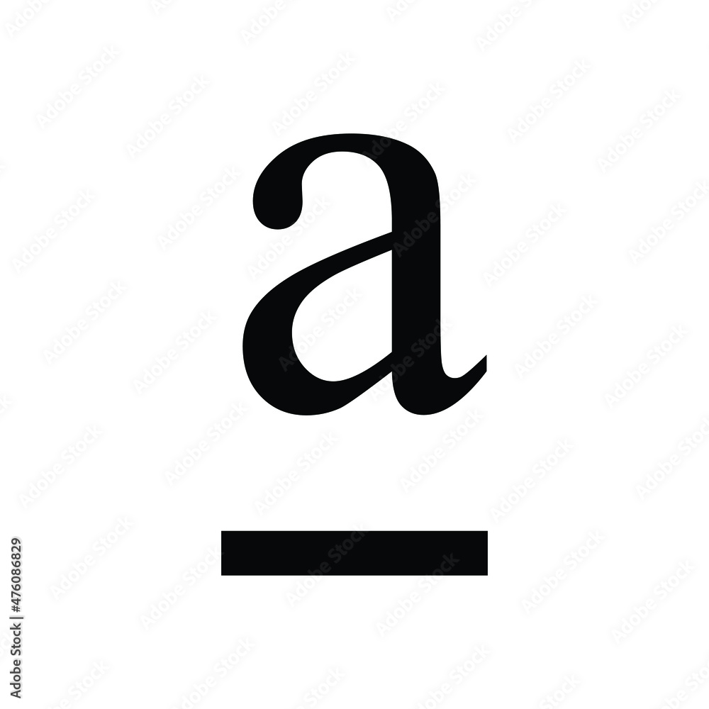 Letter Small A On White Background Letter Small A On White Background
