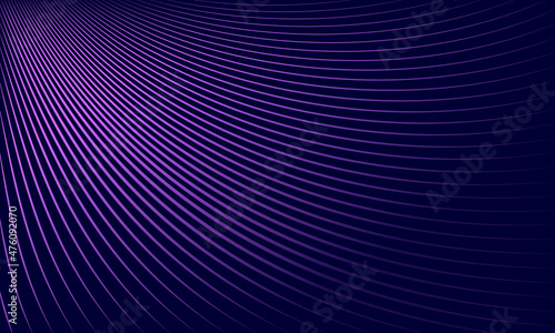 Purple striped background. Art lines dynamic illustration.