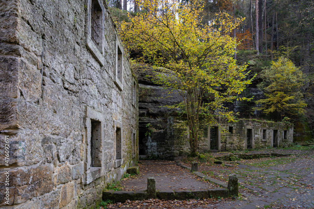 Ruins of water mill 