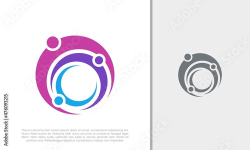 Global Community Logo Icon Elements Template. Community human Logo template vector. Community health care. Abstract Community logo