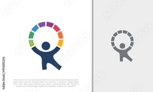 Global Community Logo Icon Elements Template. Community human Logo template vector. Community health care. Abstract Community logo