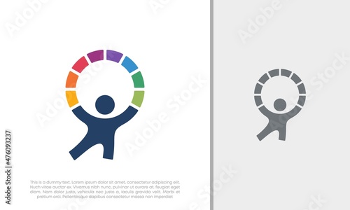 Global Community Logo Icon Elements Template. Community human Logo template vector. Community health care. Abstract Community logo