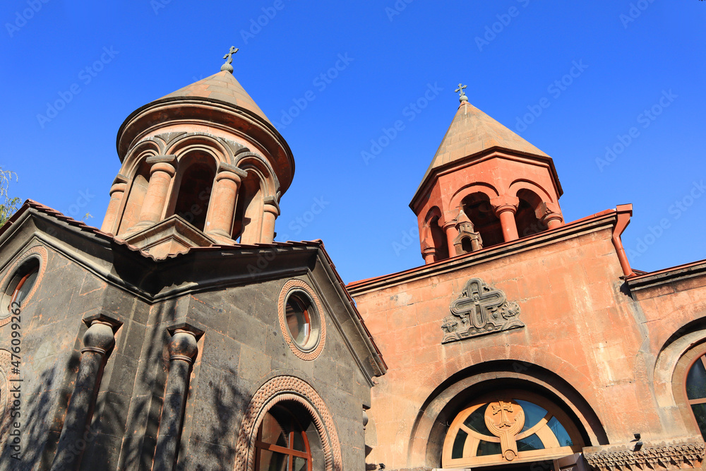 Zoravor Surp Astvatsatsin Church in Yerevan, Armenia