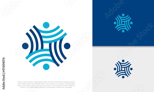 Human Resources Consulting Company, Global Community Logo	