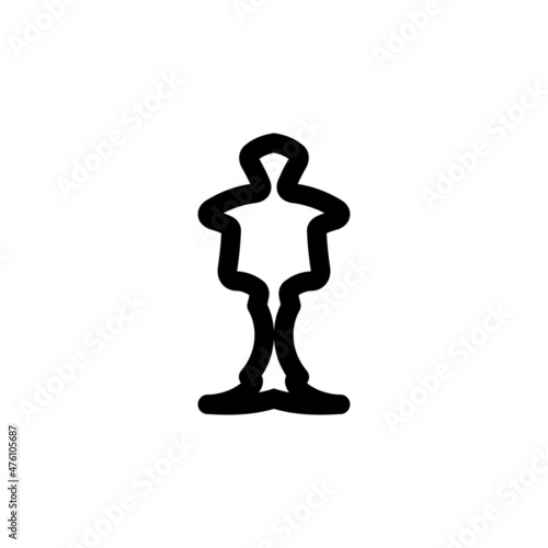 Championship cup icon. Simple style sport award poster background symbol. Championship cup sport logo design element. Champion t-shirt printing. Vector for sticker.