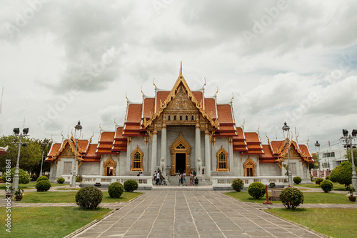 Wallpaper Mural Wat benchamabophit temple also known as the marble temple, Bangkok, Thailand Torontodigital.ca