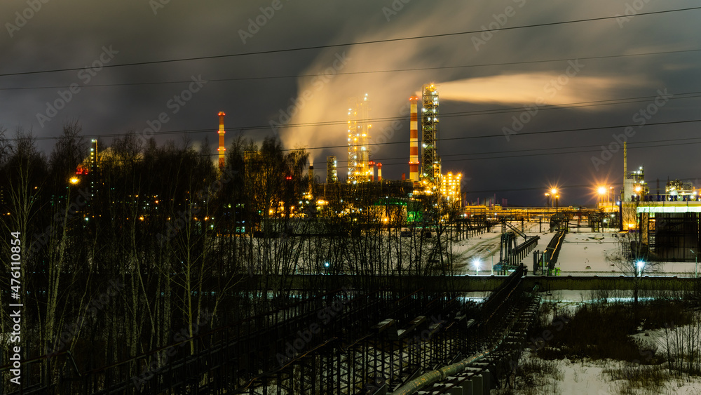 Fototapeta premium oil refinery