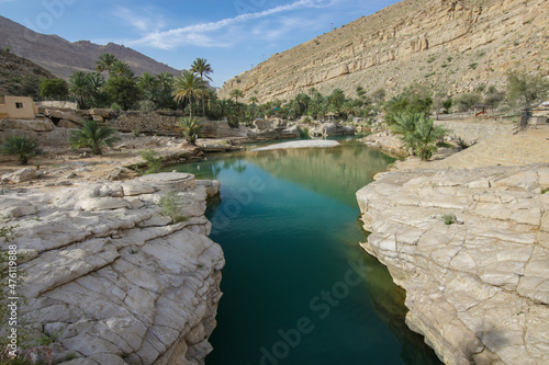 Wadi Bani Khalid Pools and Cave, Oman photo