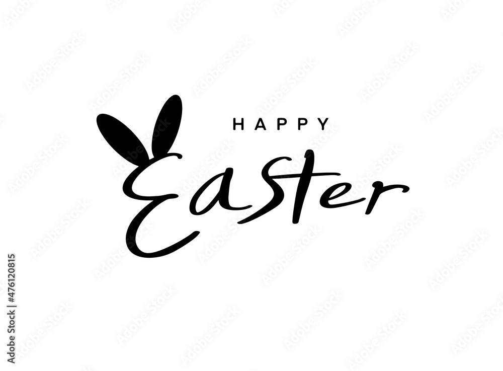 Happy easter egg ear calligraphy lettering font text decoration ornament kid ear rabbit bunny creative design graphic spring summer on march april season celebate festival party event holiday Happy easter egg ear calligraphy lettering font text decoration ornament kid ear rabbit bunny creative design graphic spring summer on march april season celebate festival party event holiday