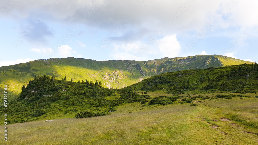 landscape with sky, Stiol Meadow, Rodnei Mountains, Romania landscape with sky, Stiol Meadow, Rodnei Mountains, Romania