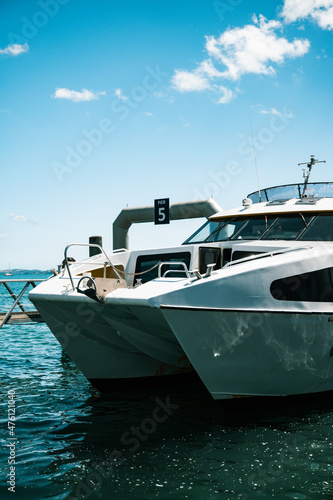 luxury yacht in the sea © Mohammad