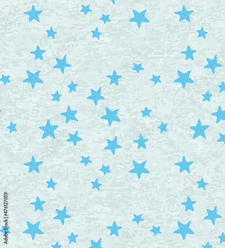 Stars pattern, Space themed  for baby boys. Can be used for nursery wall decor, baby textile, baby bedding set, packaging, wallpaper, baby clothes design.